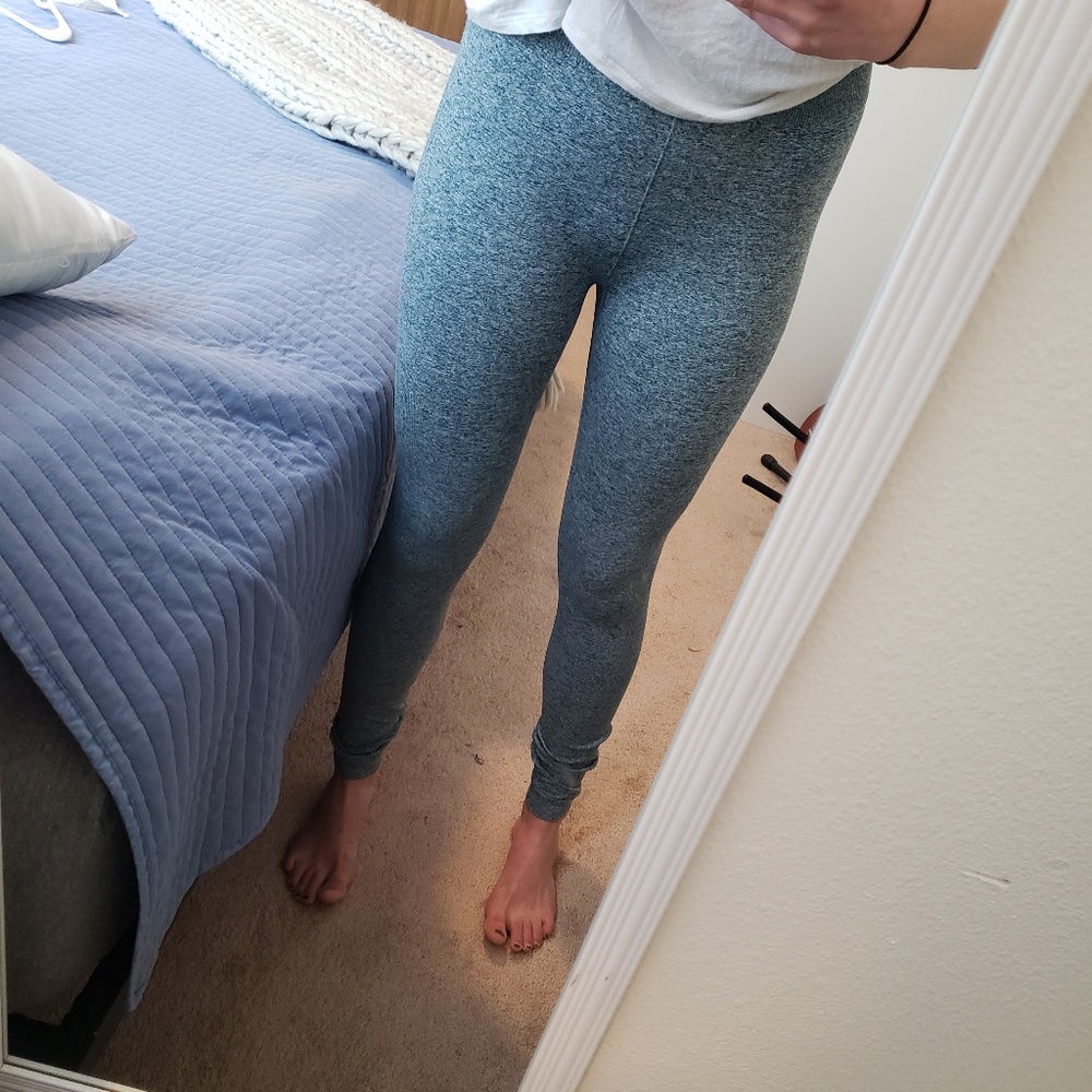 Blue high waisted eggings